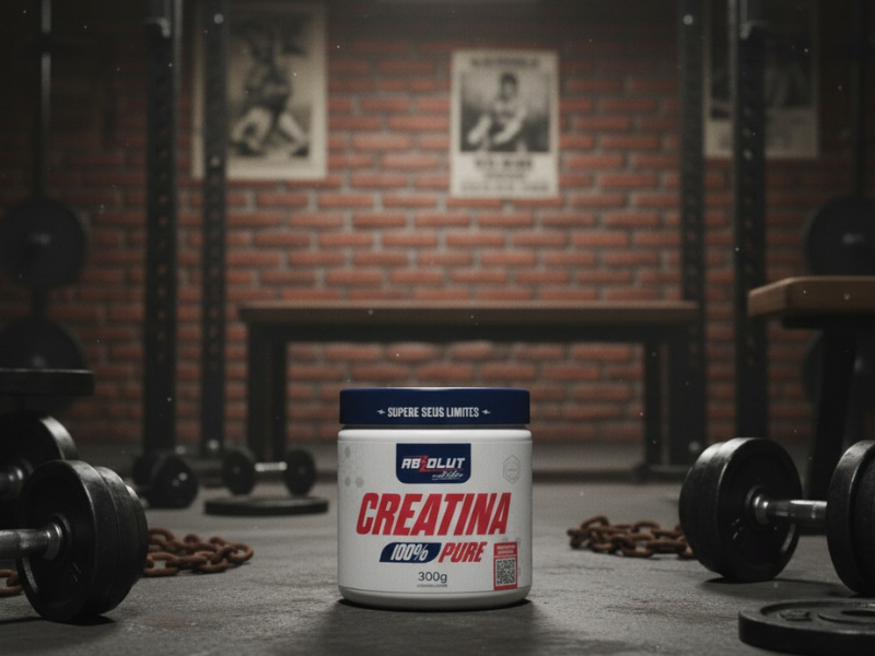 Creatina Monohidratada 300g Absolut Nutrition – Suplemento 100% Puro para Treinos Intensos (5/5)